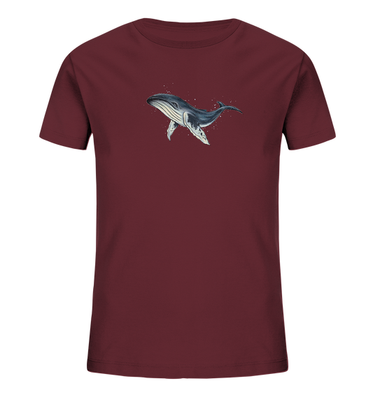 Tiefsee Ozean-Riese Buckelwal - Kids Organic Shirt