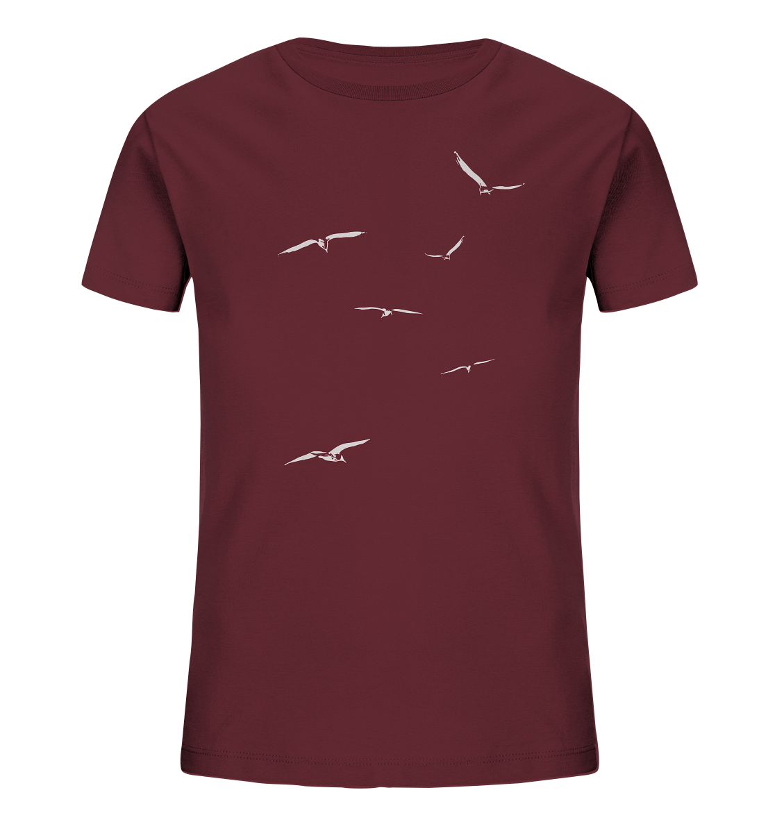 Vogelschwarm – Traum vom Fliegen - Kids Organic Shirt