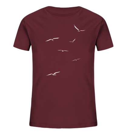 Vogelschwarm – Traum vom Fliegen - Kids Organic Shirt