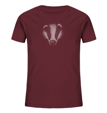 Kritzel-Kunst Dachs Illustration - Kids Organic Shirt