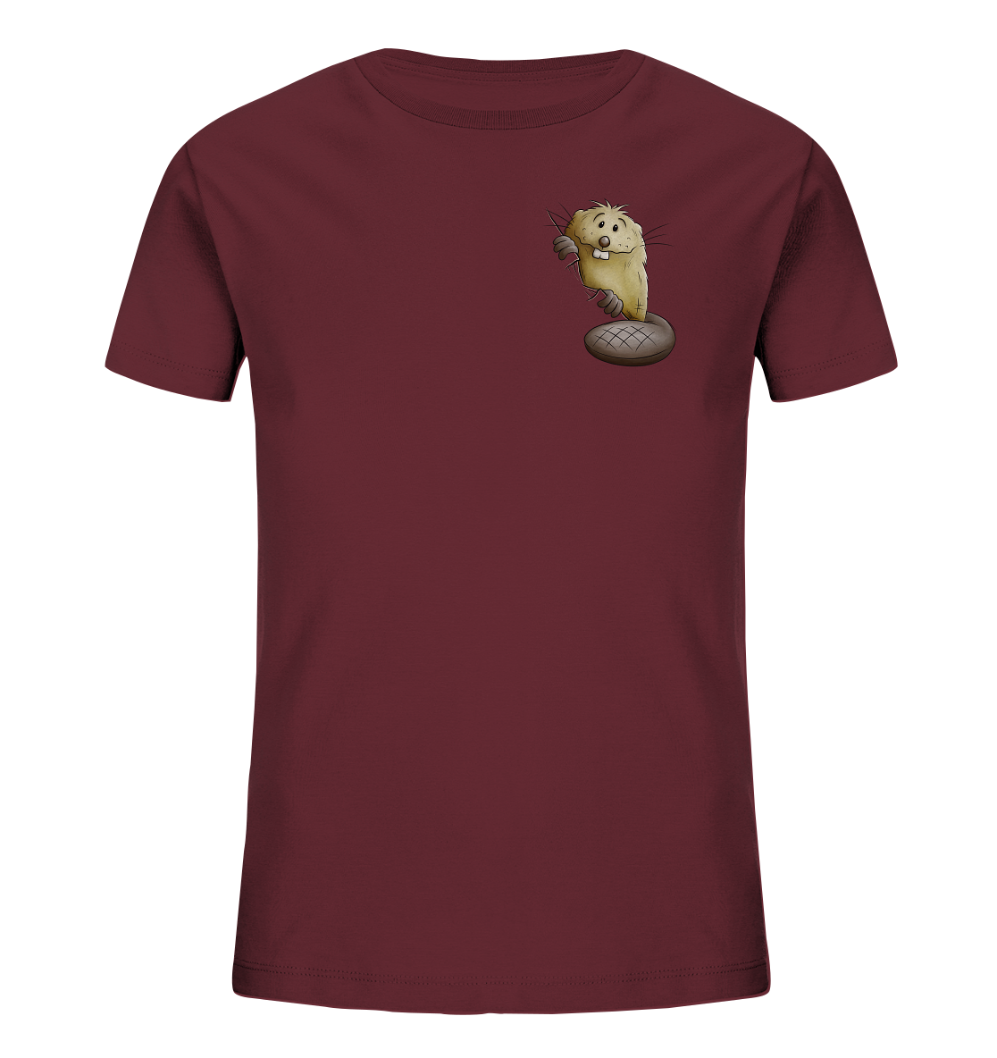 Lustiger frecher Biber - Kids Organic Shirt