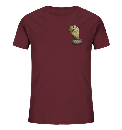 Lustiger frecher Biber - Kids Organic Shirt