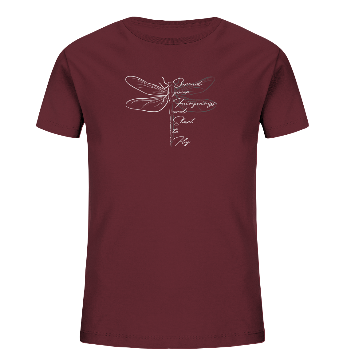 Breite die Flügel aus und flieg los | Libelle - Kids Organic Shirt