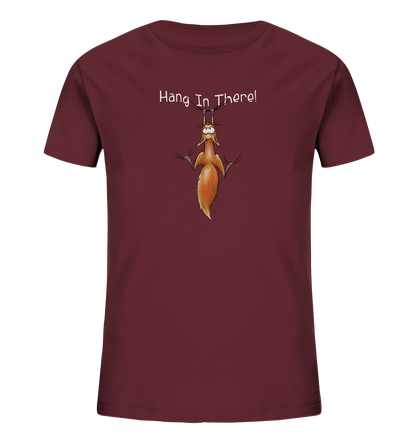 Hang In There | Lässiges Eichhörnchen - Kids Organic Shirt