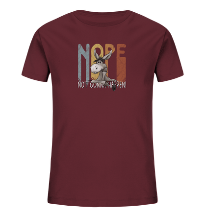 Nope | bockiger Esel - Kids Organic Shirt