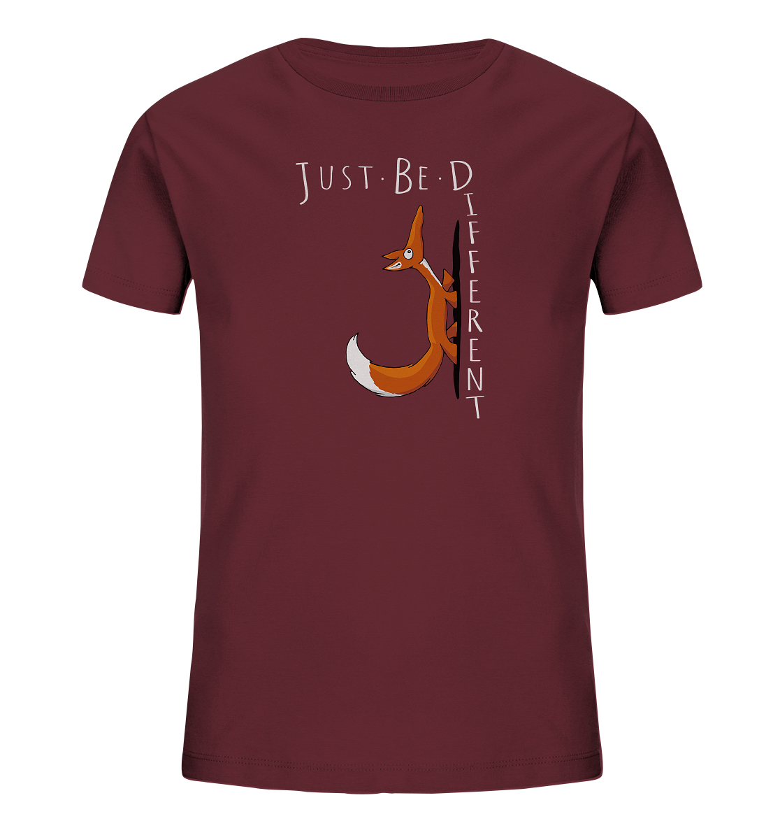 Just Be Different | Sei Anders, kleiner Fuchs - Kids Organic Shirt