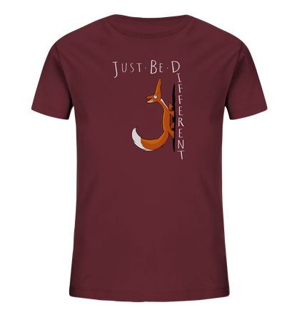 Just Be Different | Sei Anders, kleiner Fuchs - Kids Organic Shirt