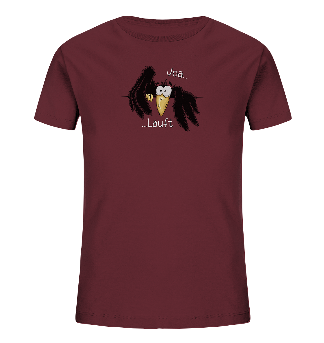 Joa Läuft Krähe gechillter Rabe - Kids Organic Shirt