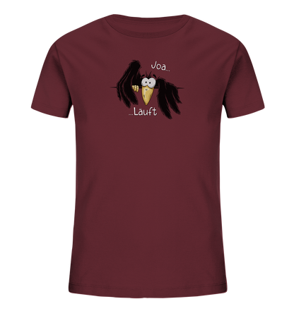 Joa Läuft Krähe gechillter Rabe - Kids Organic Shirt