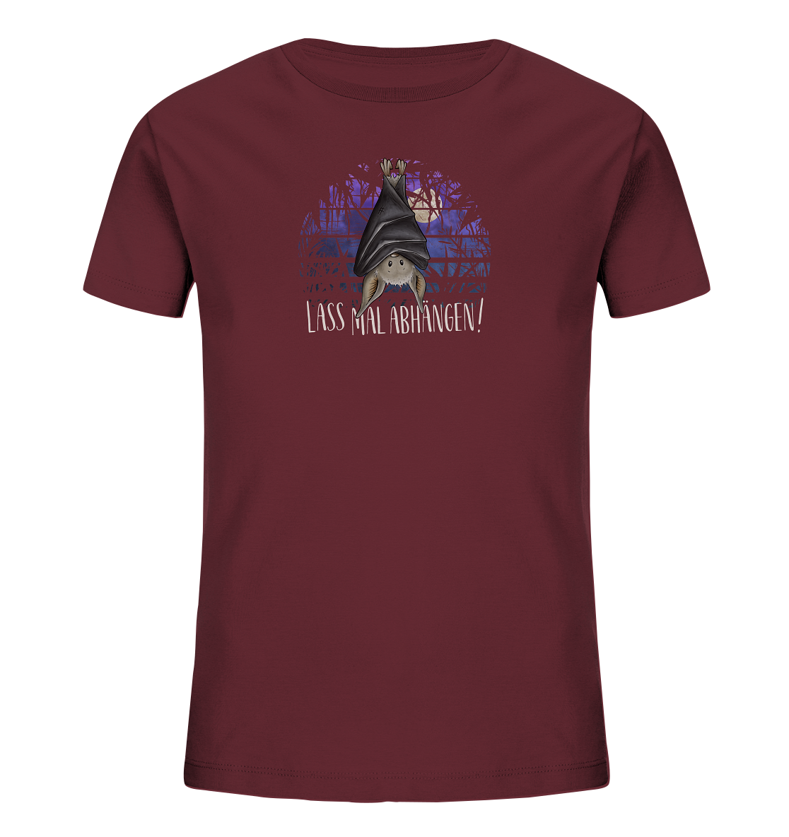 Lass mal abhängen Fledermaus - Kids Organic Shirt