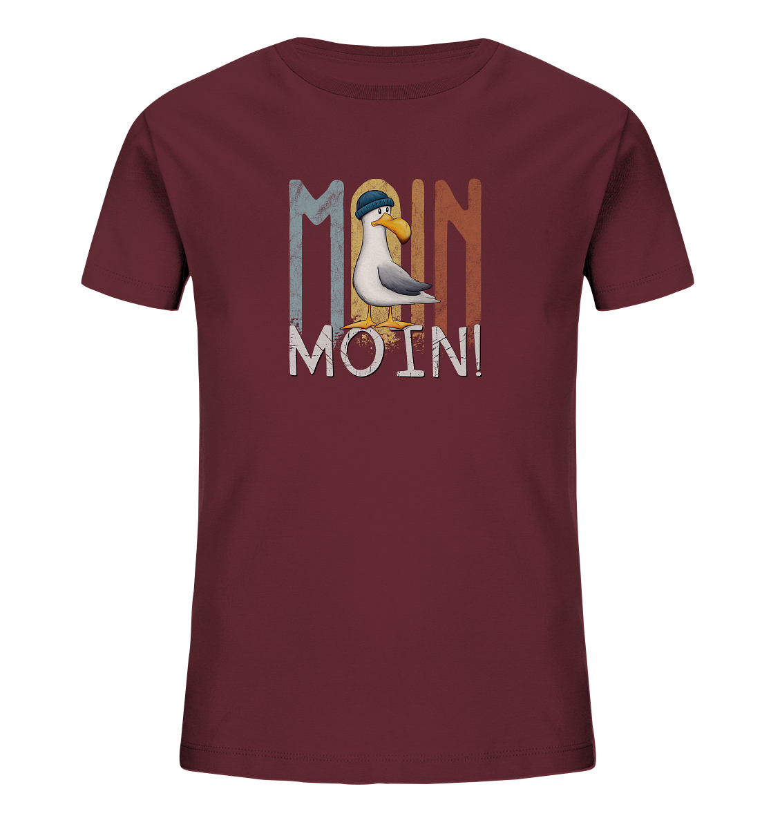 Moin Moin norddeutsche Möwe - Kids Organic Shirt