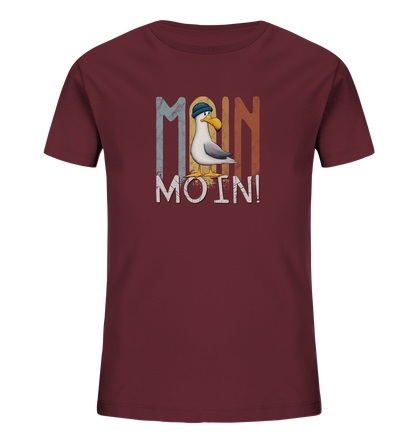 Moin Moin norddeutsche Möwe - Kids Organic Shirt