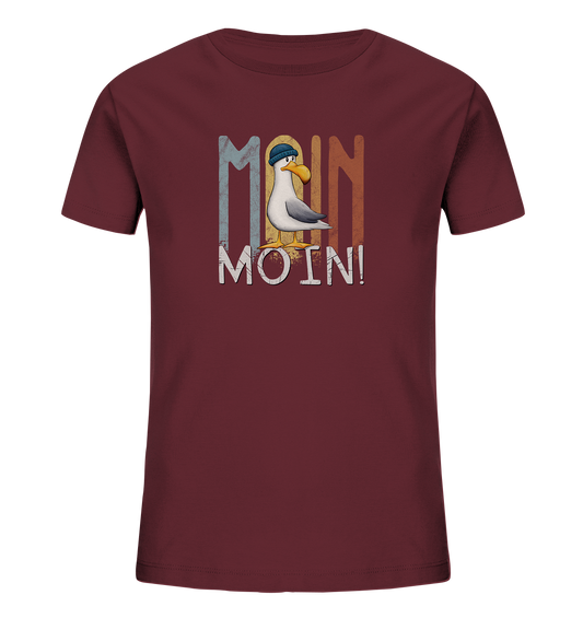 Moin Moin norddeutsche Möwe - Kids Organic Shirt
