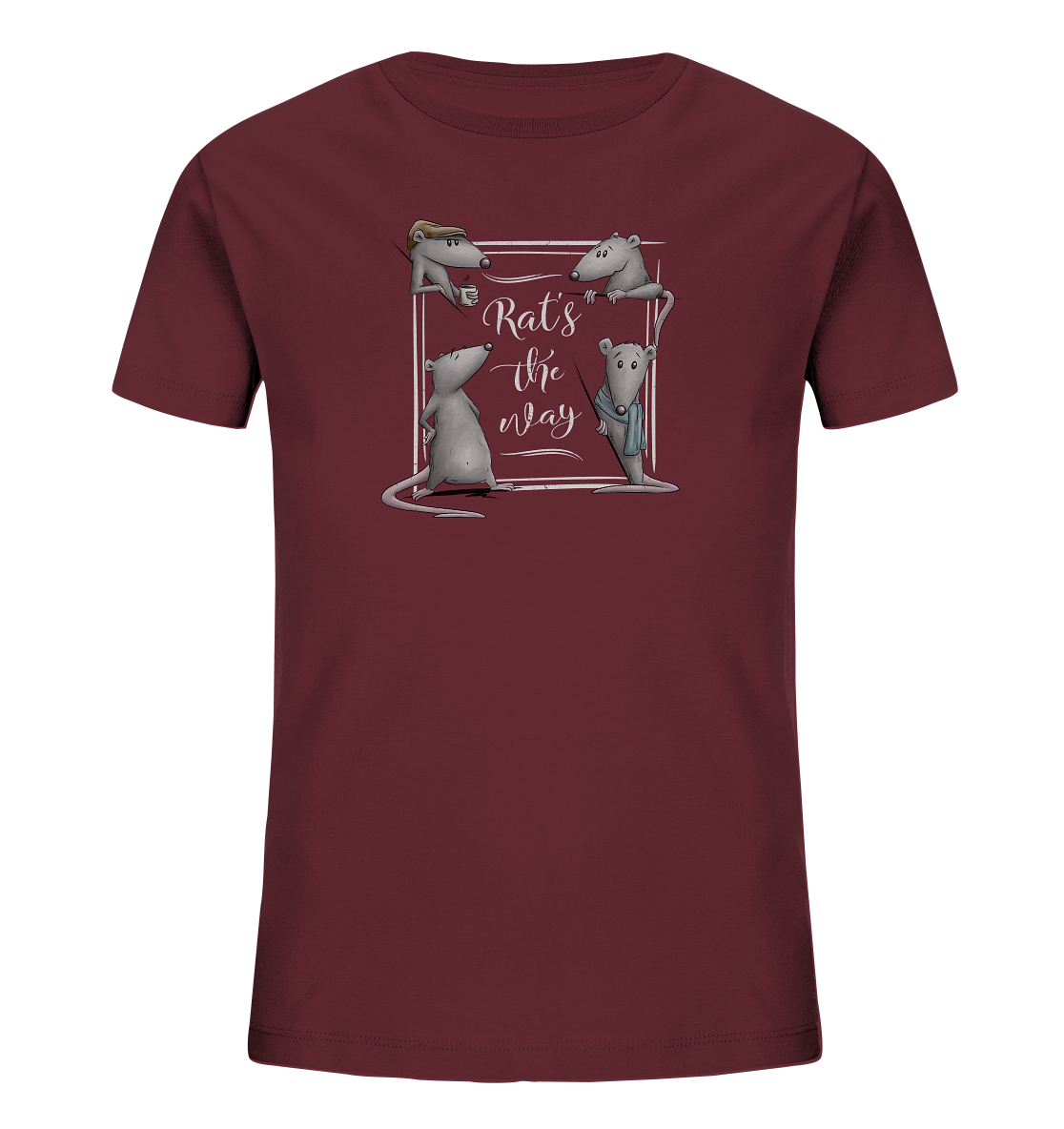 Rat’s The Way Kaffeehaus Ratten - Kids Organic Shirt
