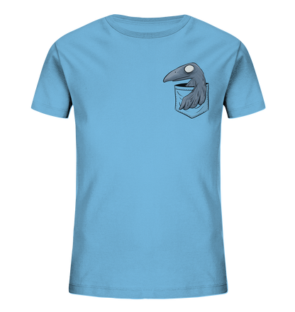 Grufti Rabe Krähe in der Tasche - Kids Organic Shirt
