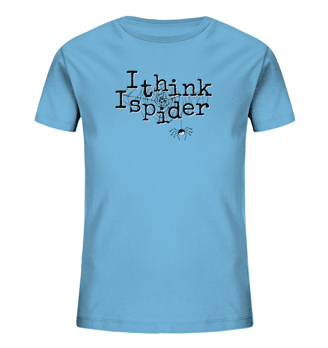 I think I spider - Spinne - Kids Organic Shirt