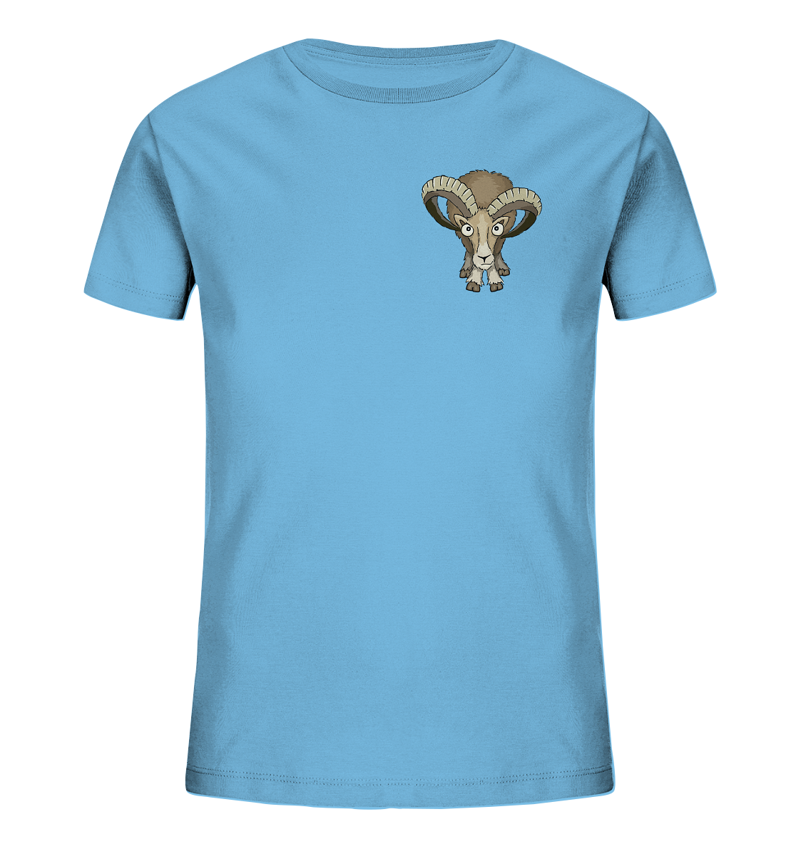 Bockiges Mufflon Widder Schafbock - Kids Organic Shirt