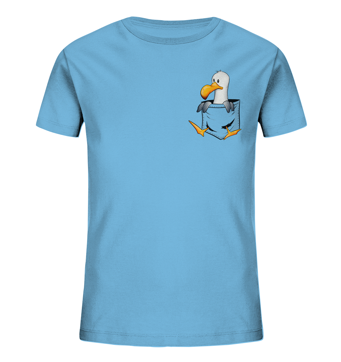 Kleine Möwe In Deiner Tasche - Kids Organic Shirt