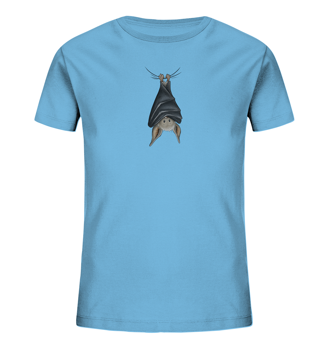 Lustig chillende Fledermaus - Kids Organic Shirt