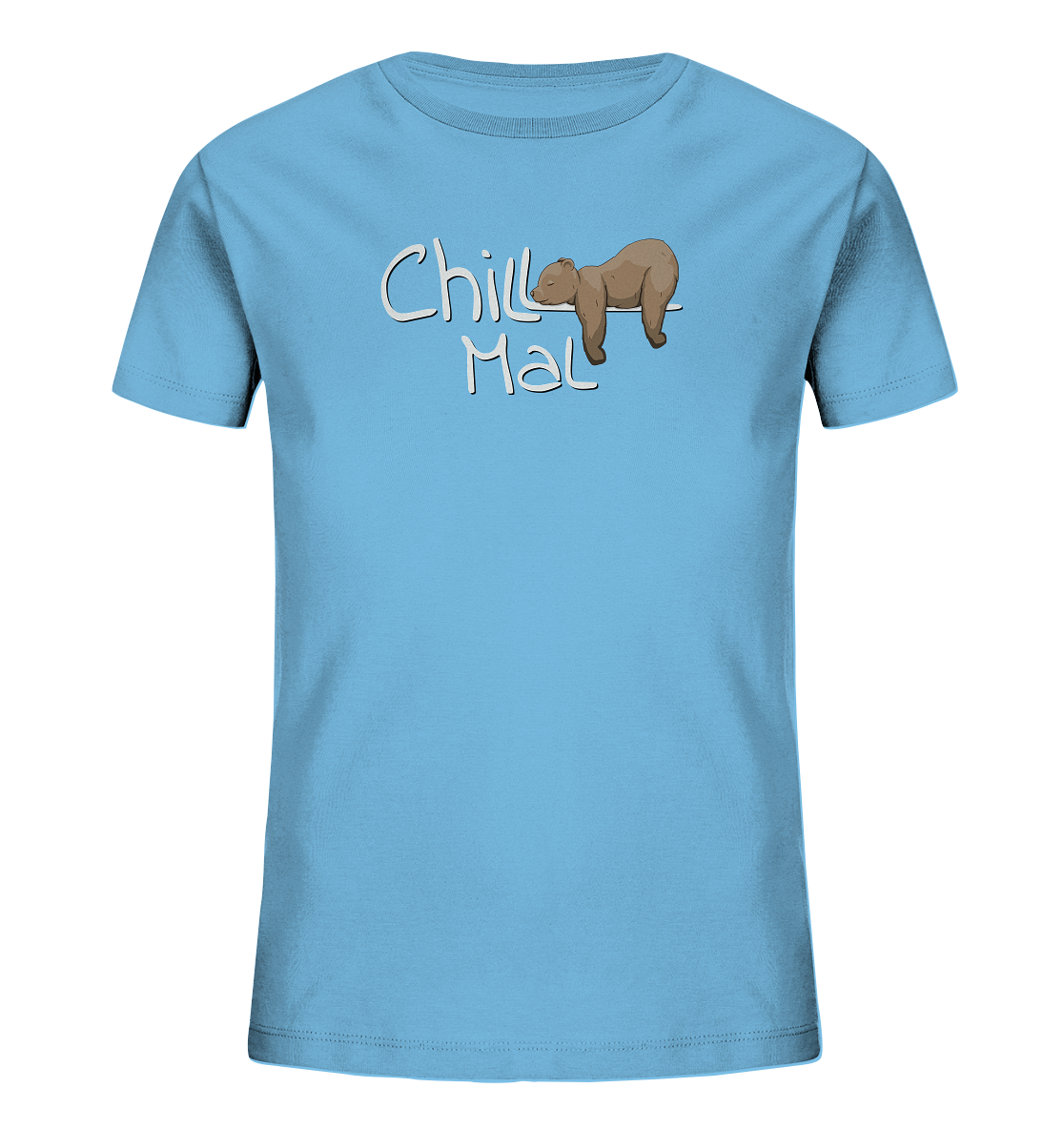 Chill Mal schläfriger Braunbär - Kids Organic Shirt