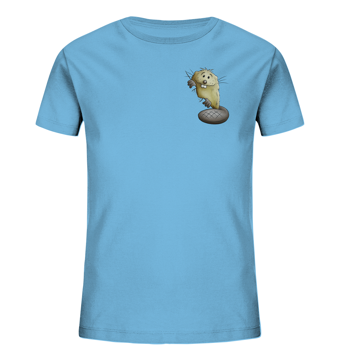 Lustiger frecher Biber - Kids Organic Shirt