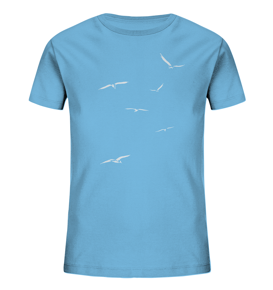 Vogelschwarm – Traum vom Fliegen - Kids Organic Shirt