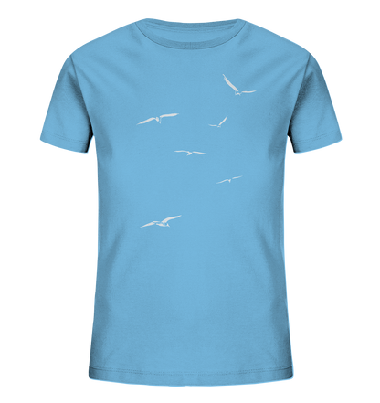 Vogelschwarm – Traum vom Fliegen - Kids Organic Shirt