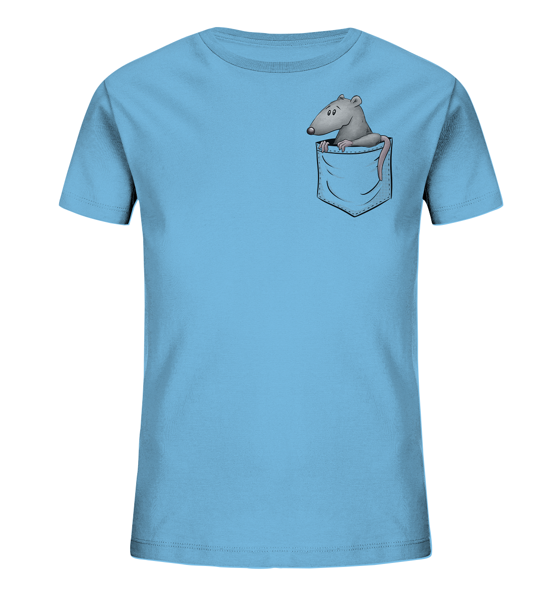 Kleine Ratte in der Tasche - Kids Organic Shirt