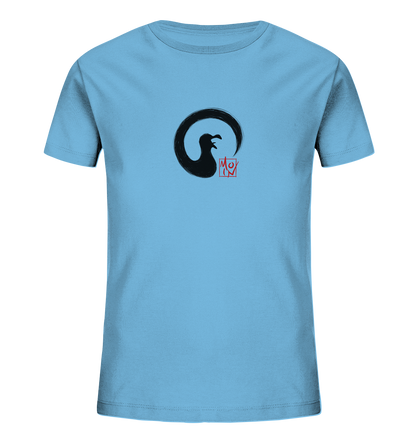 Moin kreischende japanische Enso Möwe - Kids Organic Shirt