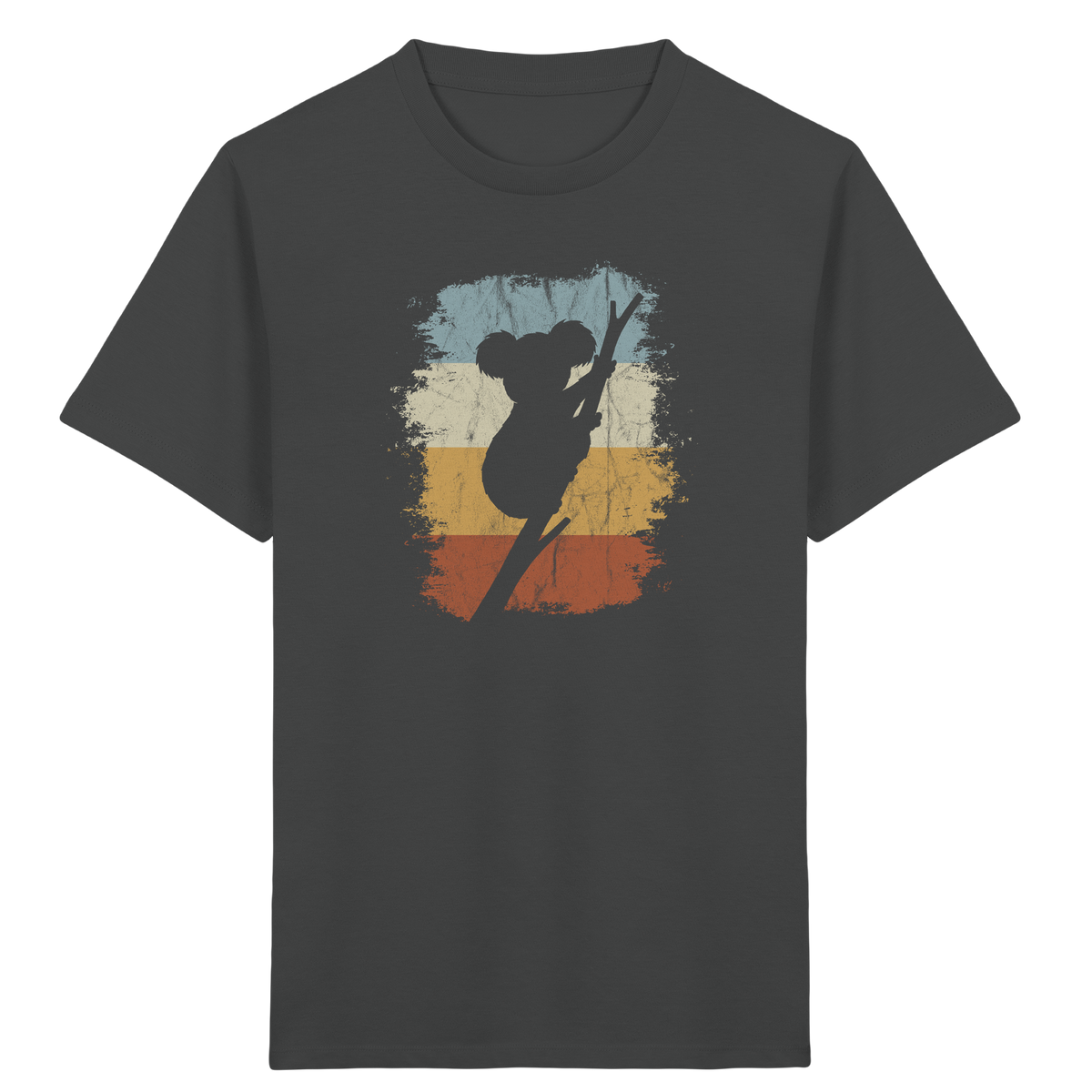 Retro kletternder Koala-Bär - Kids Organic Shirt