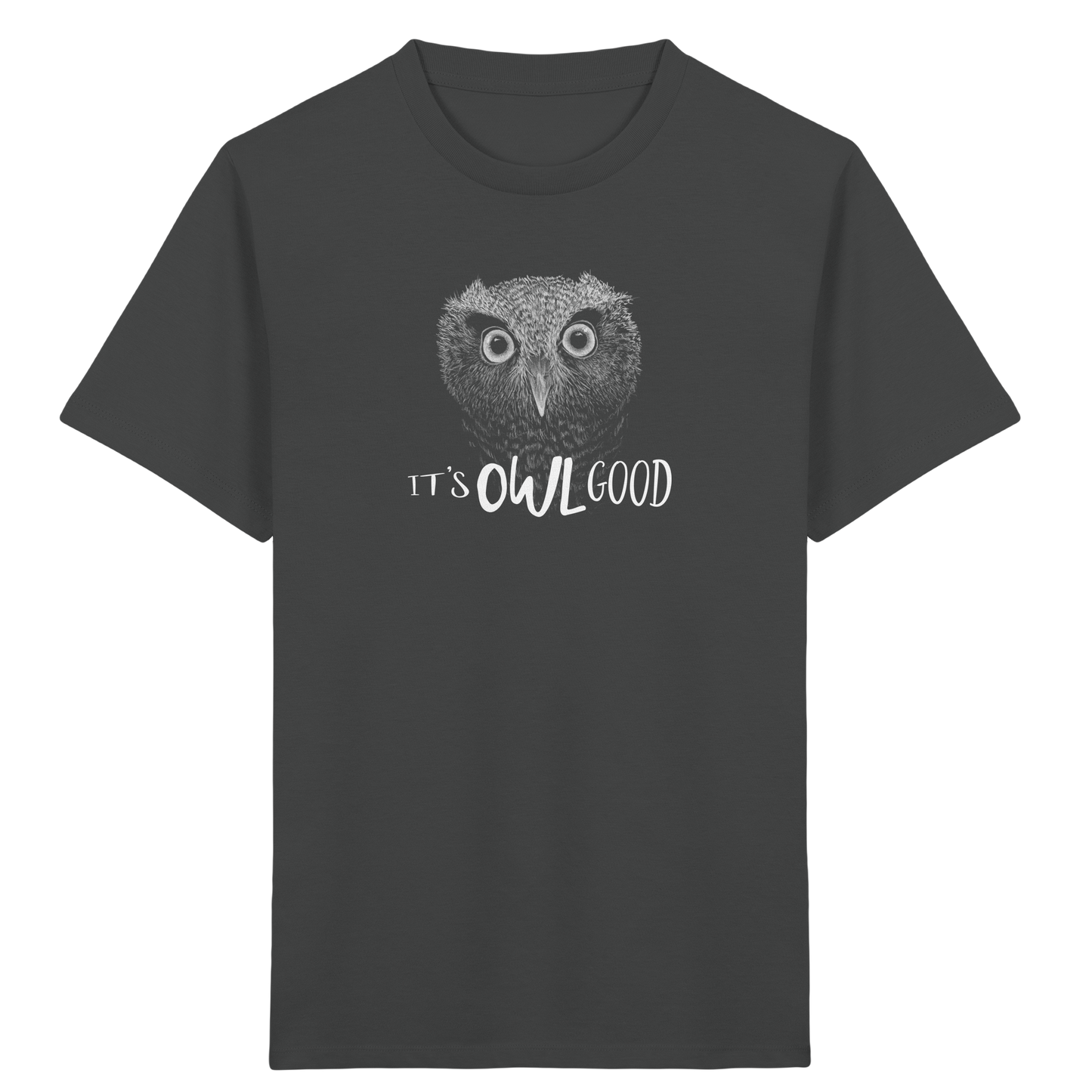 OWL Good | Kritzel-Kunst-Eule - Kids Organic Shirt