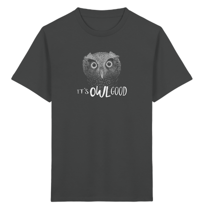 OWL Good | Kritzel-Kunst-Eule - Kids Organic Shirt