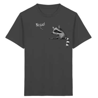 Nope! Frecher verwegener Waschbär - Kids Organic Shirt