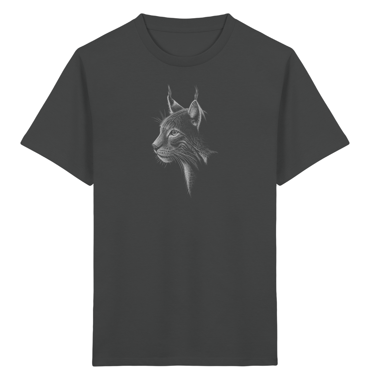 Luchs Kritzelkunst Wildkatze Illustration - Kids Organic Shirt