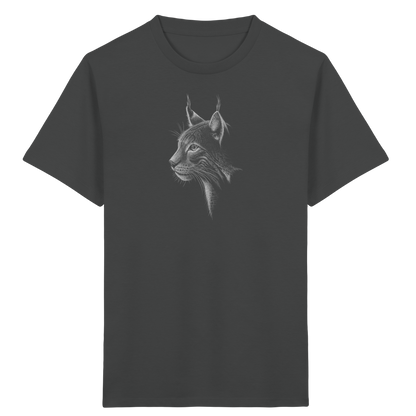 Luchs Kritzelkunst Wildkatze Illustration - Kids Organic Shirt