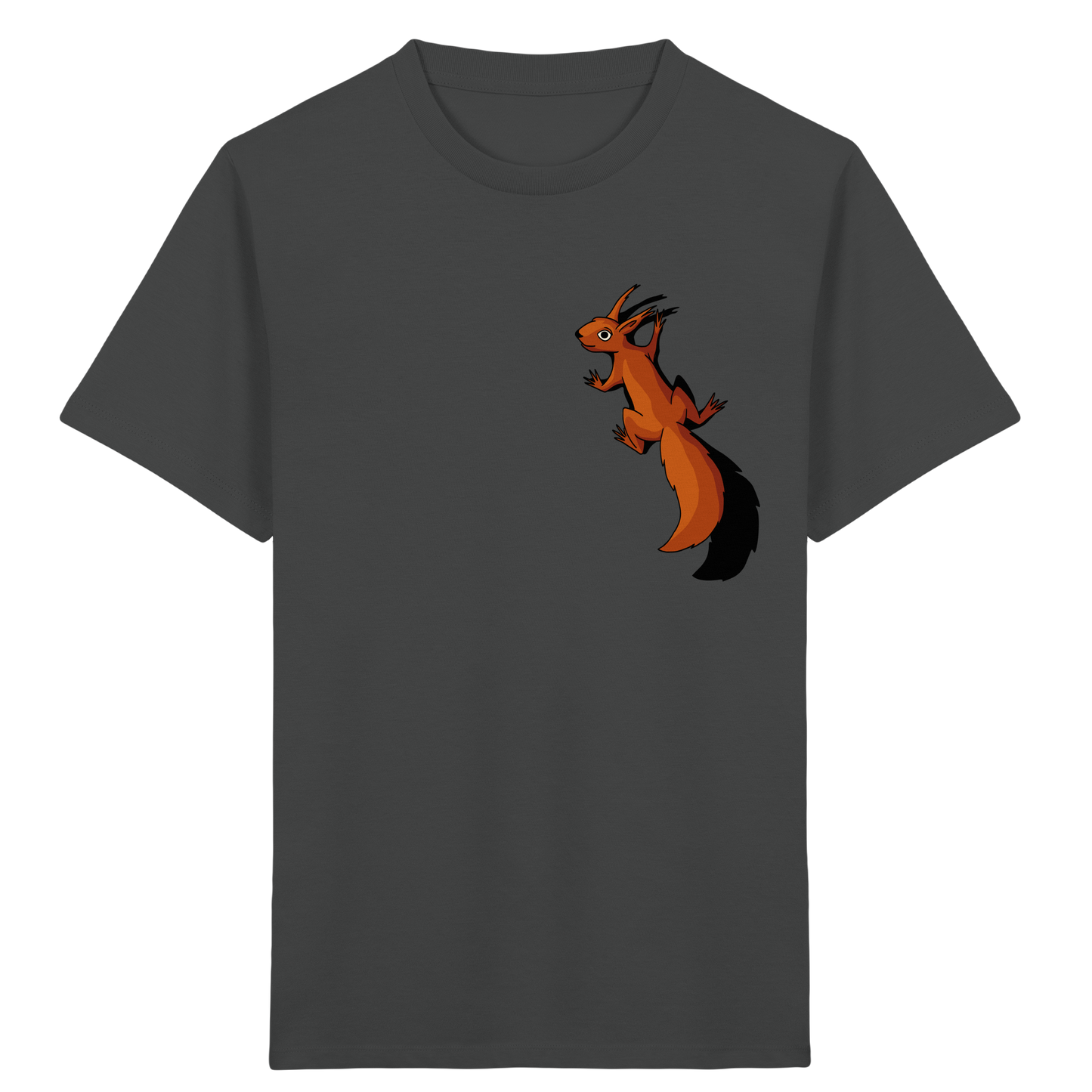 Süßes Eichhörnchen klettert - Kids Organic Shirt