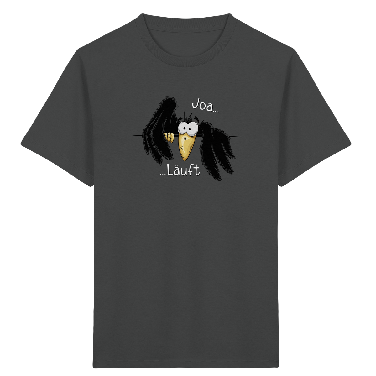 Joa Läuft Krähe gechillter Rabe - Kids Organic Shirt