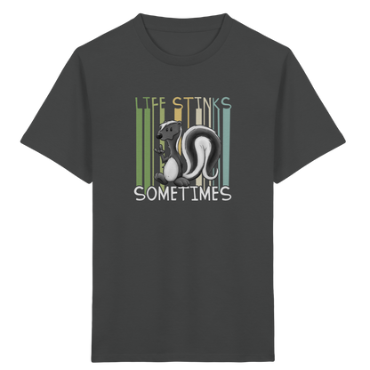 Life Stinks Sometimes Stinktier Weisheit - Kids Organic Shirt
