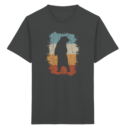 Retro Bären-Silhouette - Kids Organic Shirt
