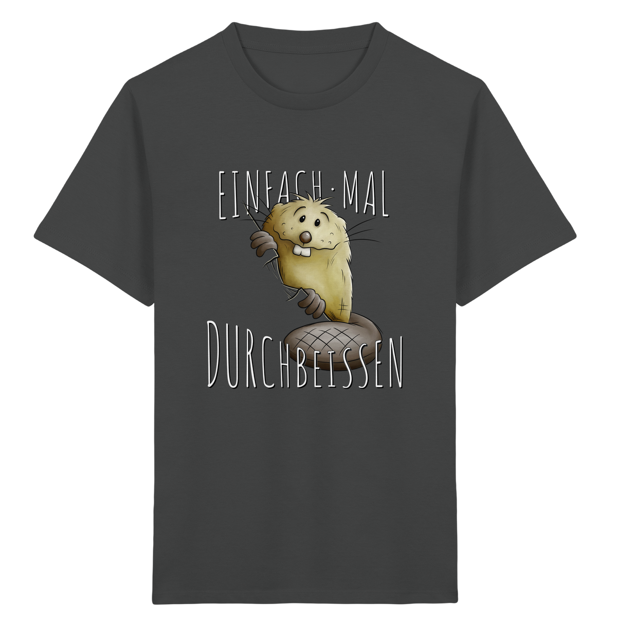 Einfach mal Durchbeissen Biber - Kids Organic Shirt