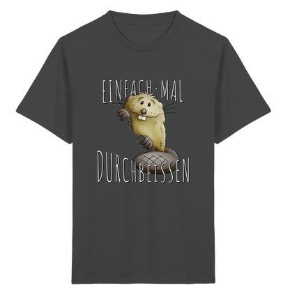 Einfach mal Durchbeissen Biber - Kids Organic Shirt