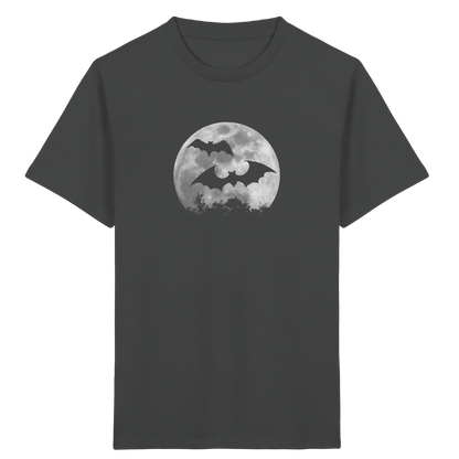 Fledermaus Silhouetten bei Vollmond - Kids Organic Shirt
