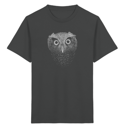 Eule Kritzelkunst Illustration - Kids Organic Shirt