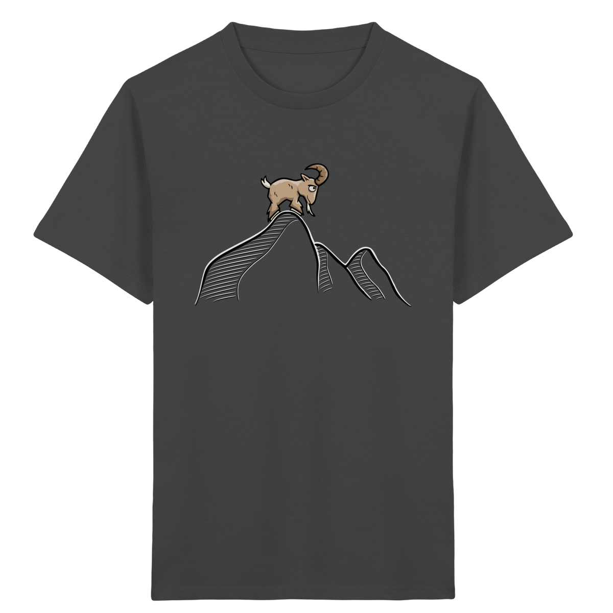Ziegenbock in den Bergen - Kids Organic Shirt