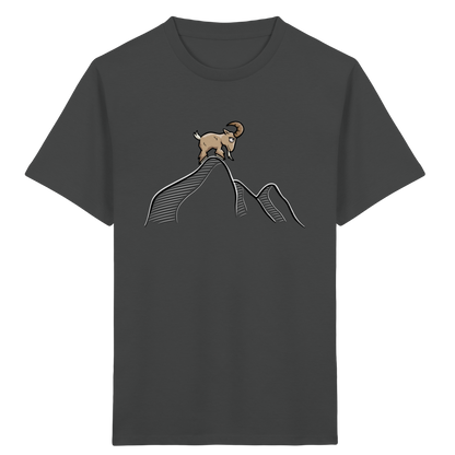 Ziegenbock in den Bergen - Kids Organic Shirt