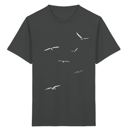 Vogelschwarm – Traum vom Fliegen - Kids Organic Shirt
