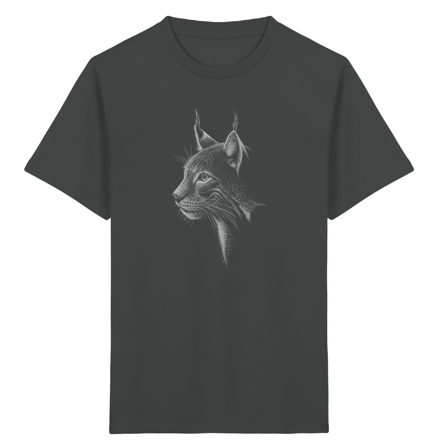 Luchs Kritzelkunst Wildkatze Illustration - Kids Organic Shirt