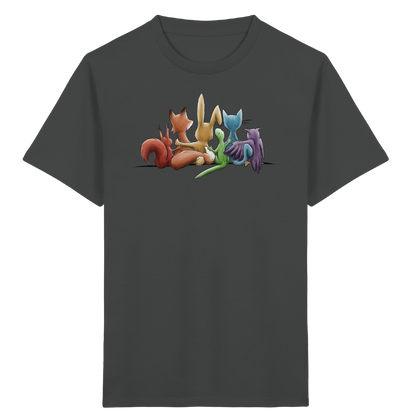 Regenbogen Tiere für Freundschaft, Toleranz und Vielfalt - Kids Organic Shirt