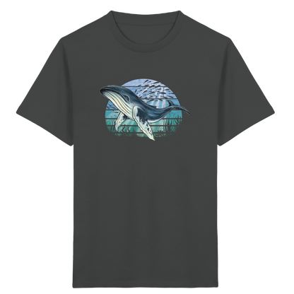 Retro Unterwasser Buckelwal - Kids Organic Shirt