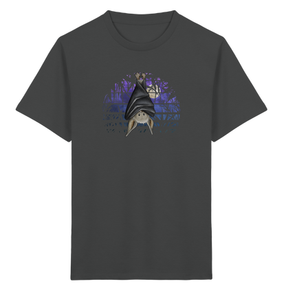 Fledermaus in blauer Nacht - Kids Organic Shirt